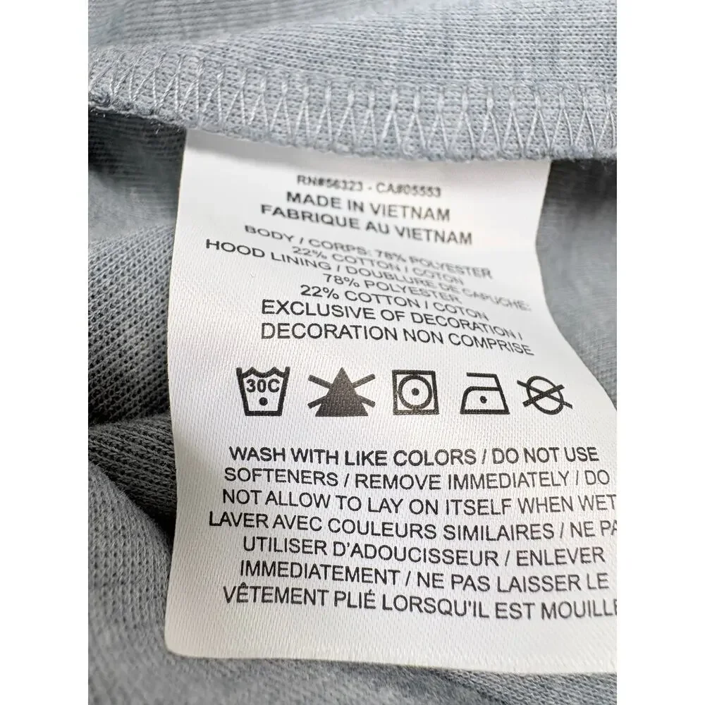Nike Dri-FIT Training Hoodie FZ0969-010 Gray Medium NWT Tonal Swoosh Athleisure